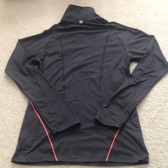 Champion Athletic Grey Quarter Zip Long Sleeve - Picture 2 of 4